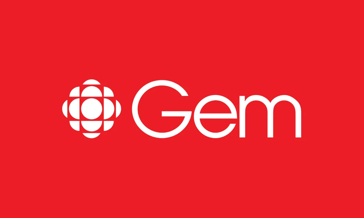 CBC Gem Logo The CBC Gem logo on a red background.