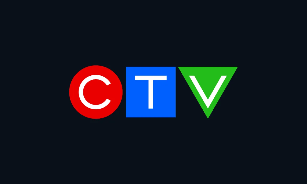 CTV Channel Logo The CTV channel logo on a black background.