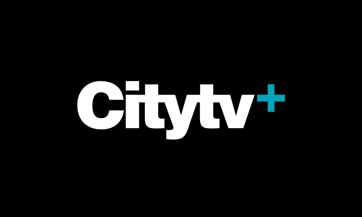Citytv Plus Logo The Citytv Plus logo on a black background.