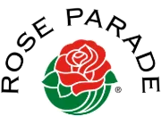 Official logo of the Tournament of Roses Parade featuring a red rose emblem.