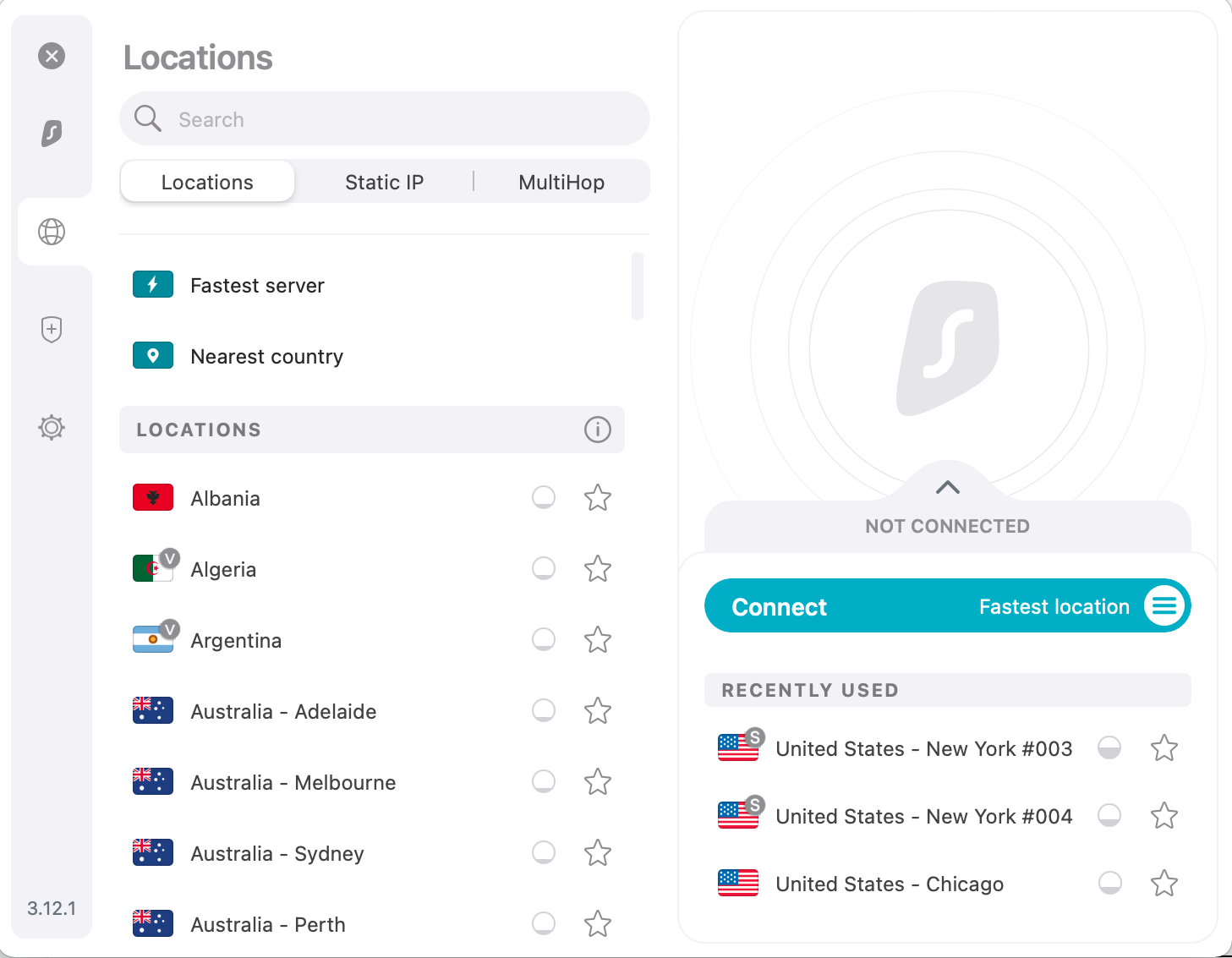 Surfshark home Screenshot of the Surfshark homepage.