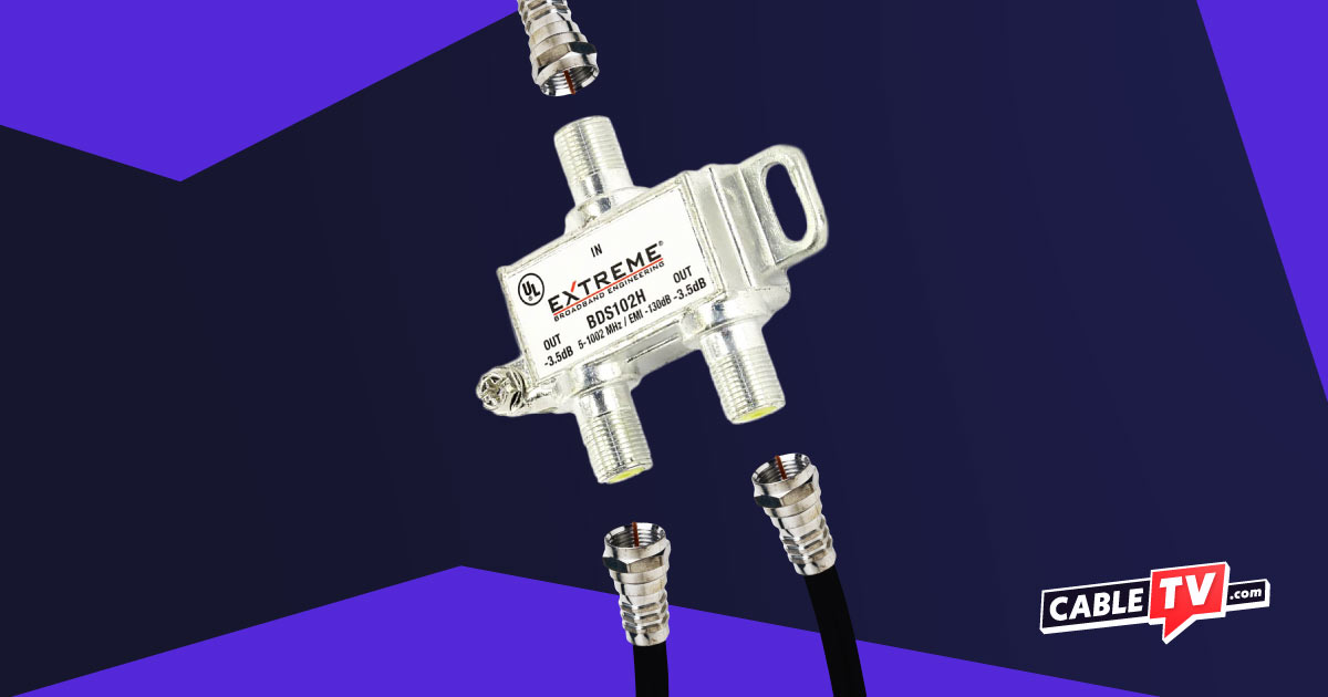 Cable splitter with cables
