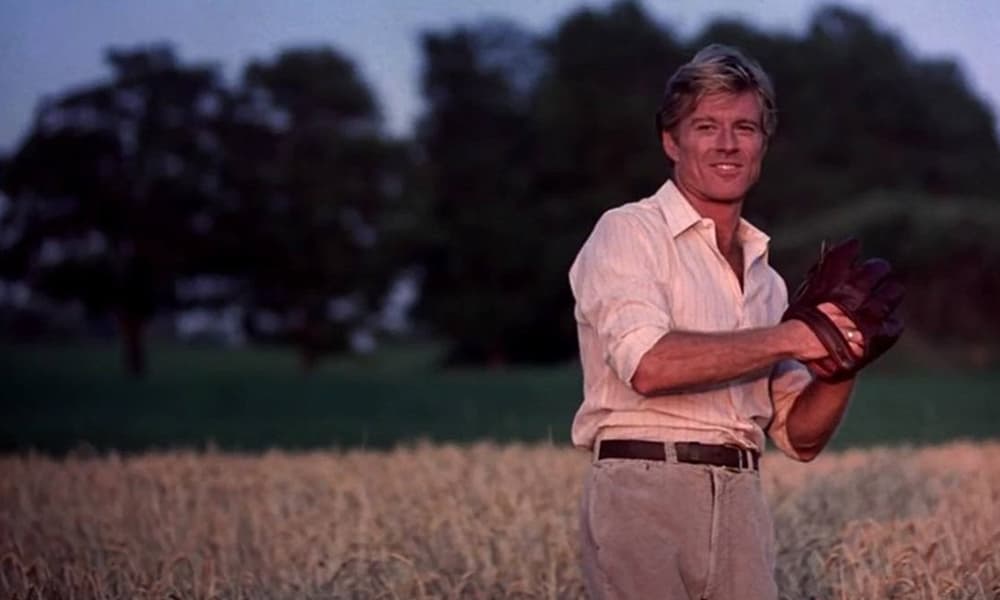 Robert Redford in The Natural.