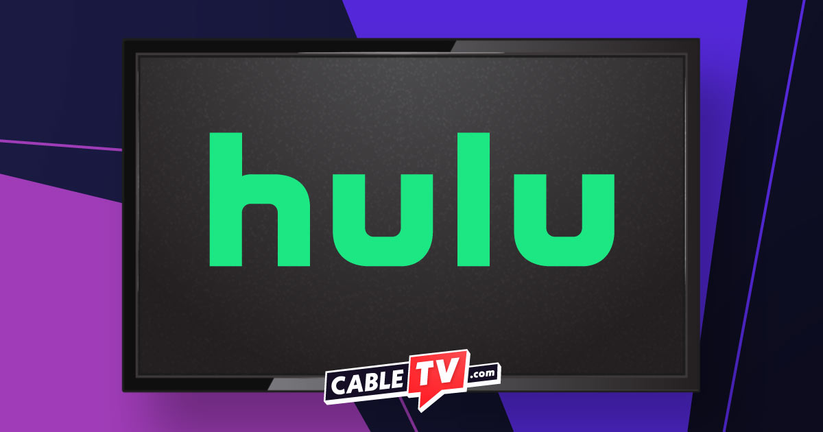 HULU logo inside a TV