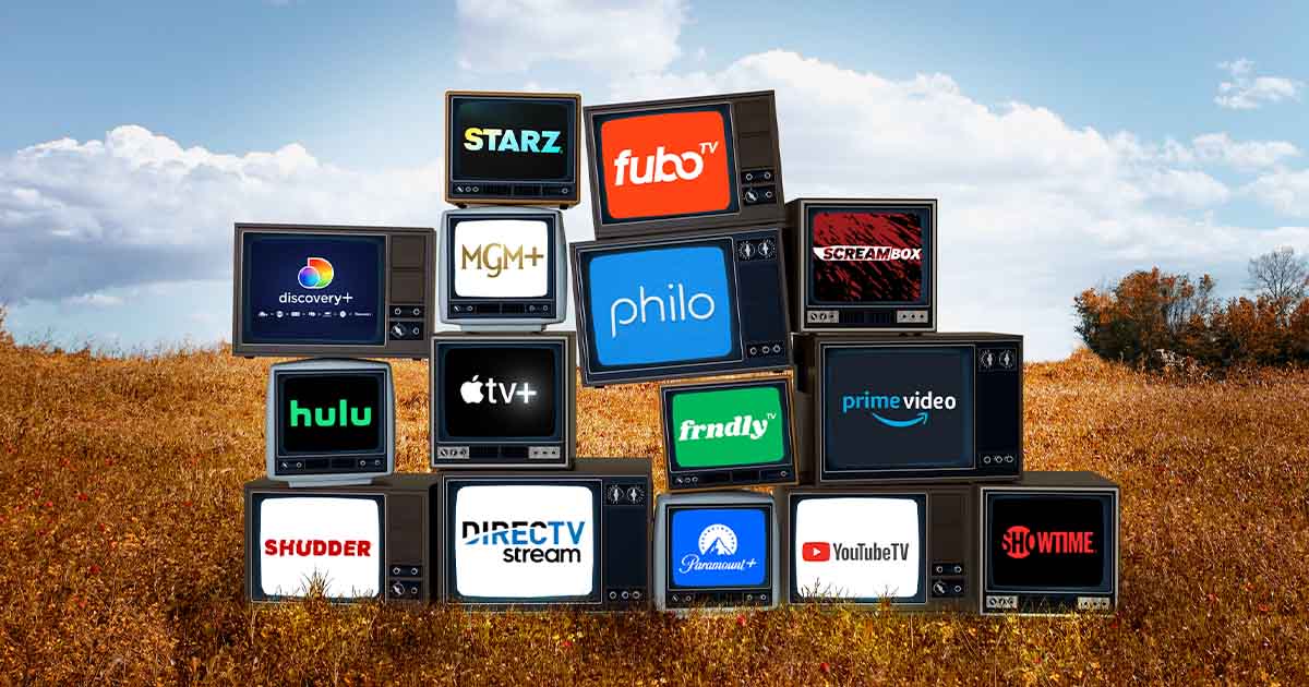 retro-tvs-in-field-with-streaming-services-on-screens-featured