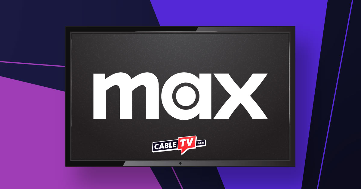 HBO Max logo inside a TV