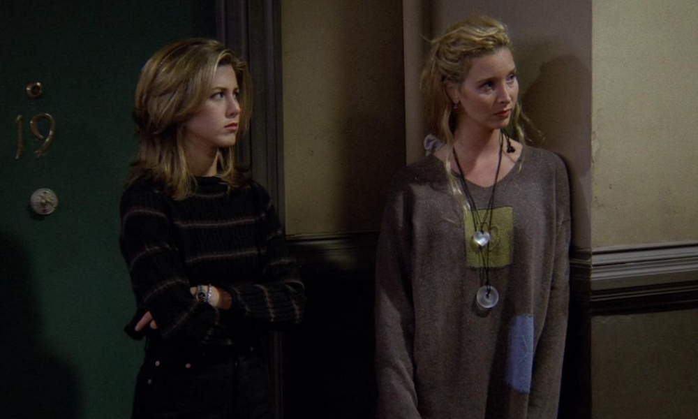 Rachel and Phoebe from Friends.