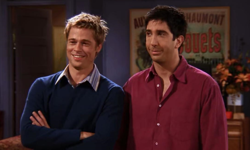 Brad Pitt and Ross (from Friends).