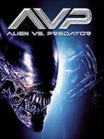 Xenomorph and Predator aliens face off. The film's title appears on the top third of the image.