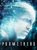 A humanoid Engineer's head with the title Prometheus covering the lower third of the image