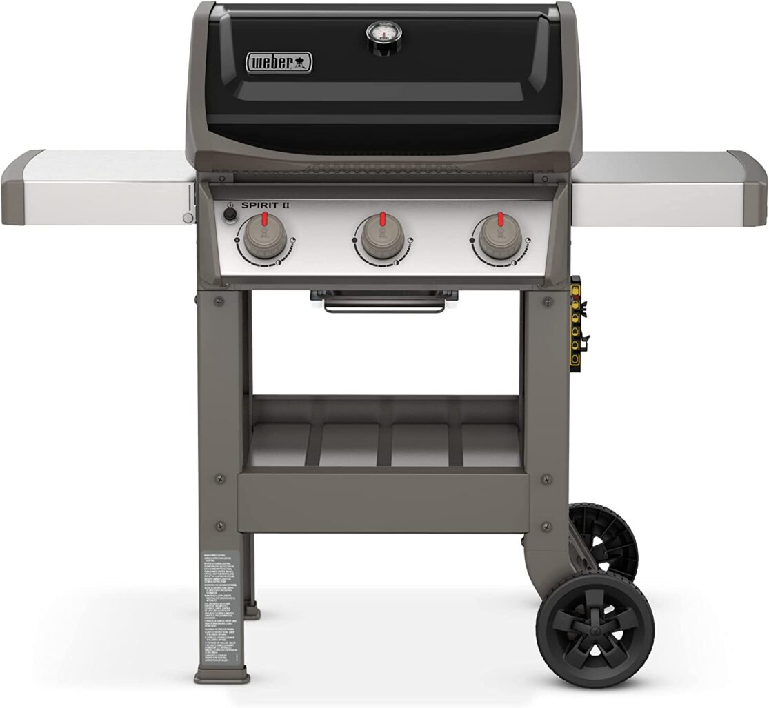 A product photo of a Weber BBQ grill. 