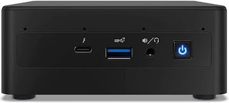 A product photo of the Intel NUC computer.