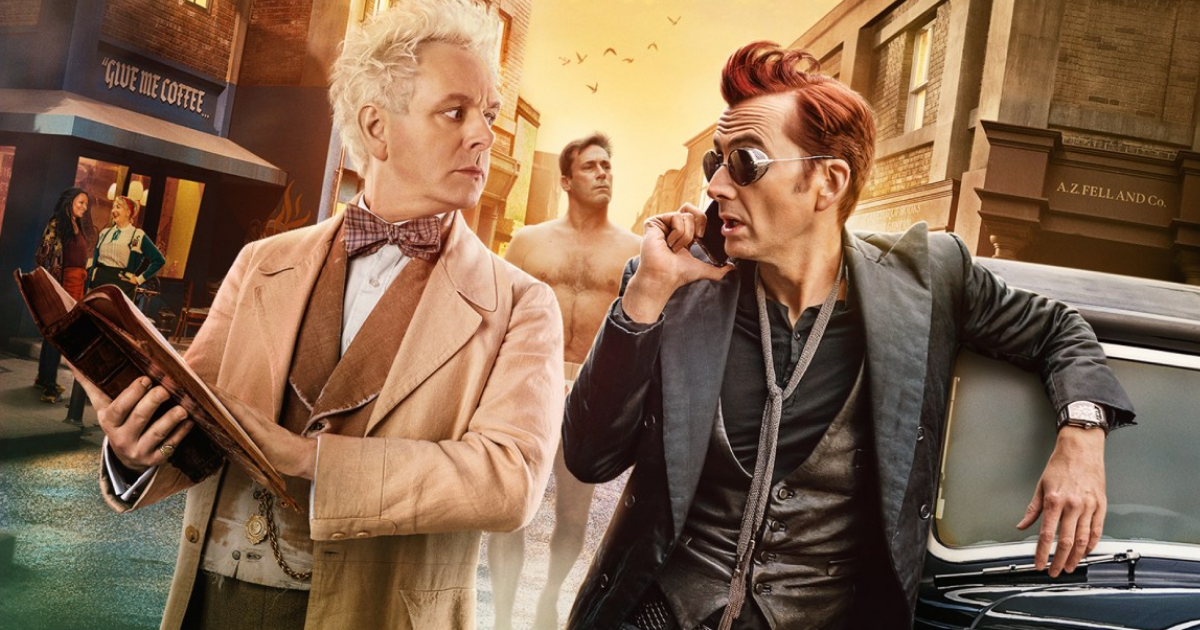 Aziraphale and Crowley from Good Omens.