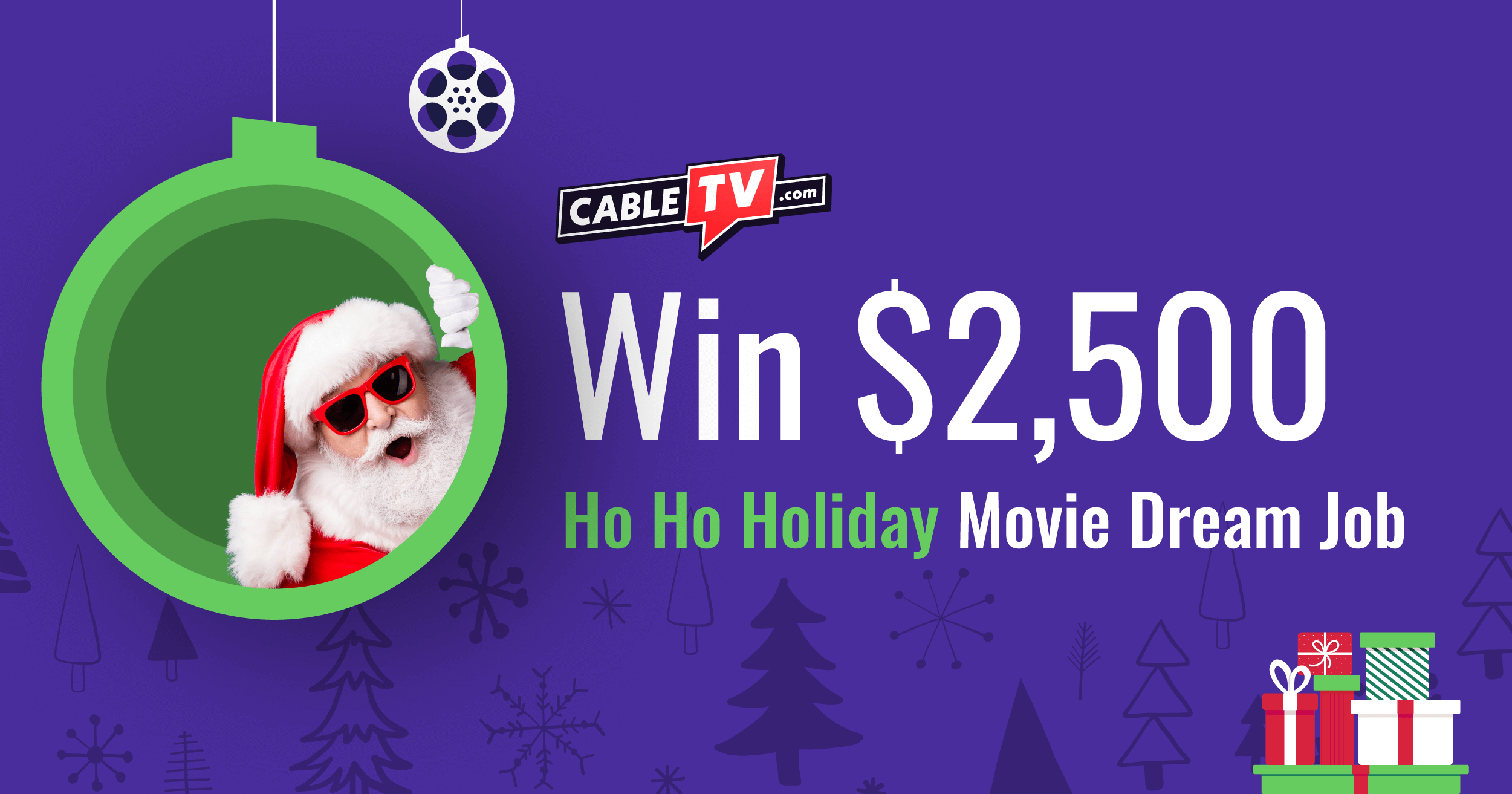 Earn $2,500 by watching 25 holiday movies!