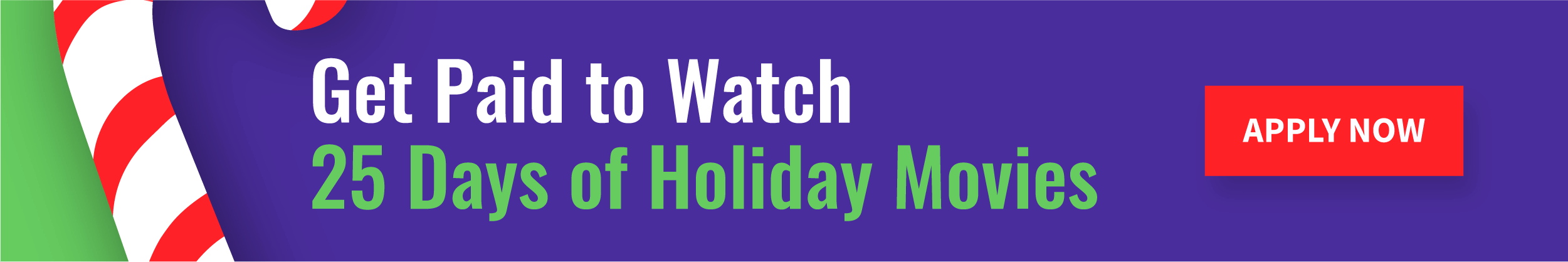 Earn $2,500 by watching 25 holiday movies!