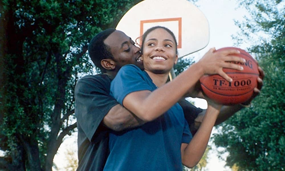 Omar Epps and Sanaa Lathan in Love & Basketball