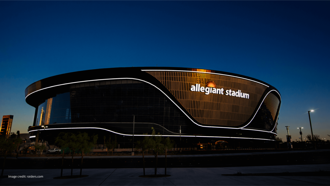 Photo of Allegiant Stadium in Las Vegas, NV