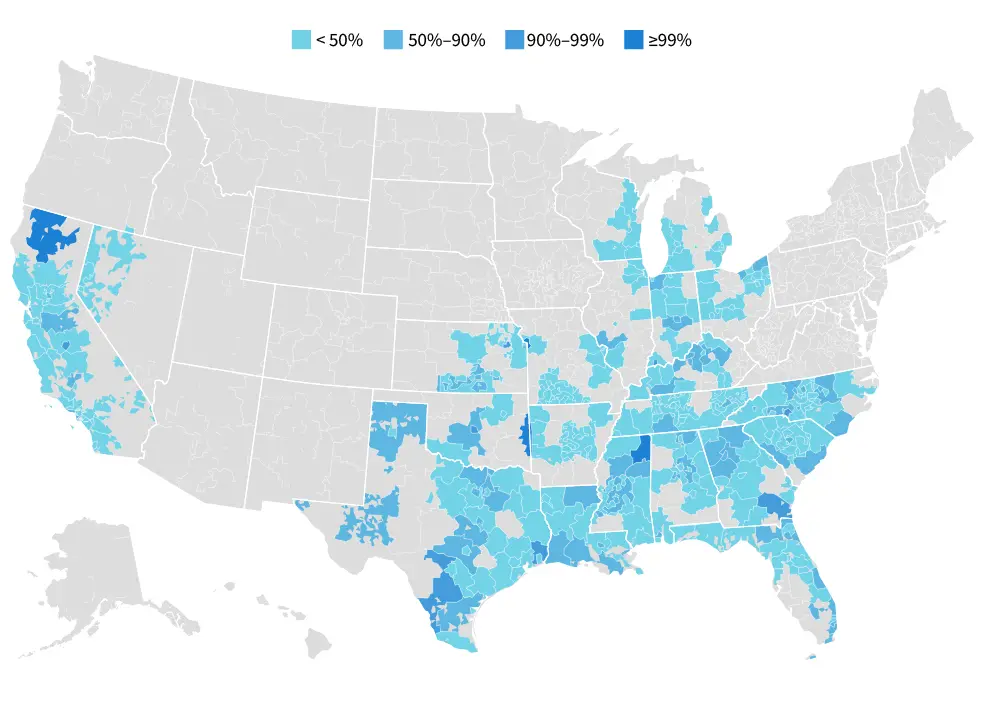 AT&T Internet Availability Map