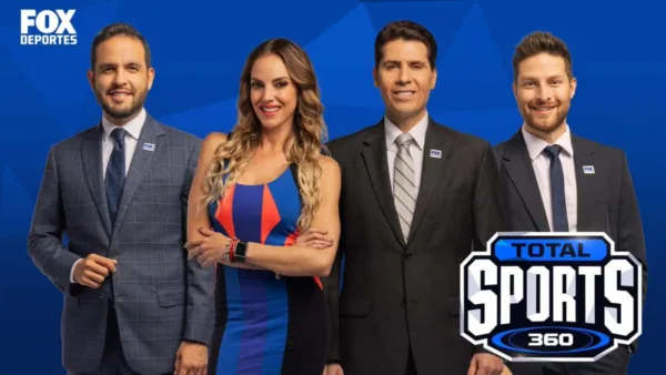 Jorge Carlos Mercader, Majo Montemayor, Eric Fischer, and Eddy Vilard of Total Sports 360.