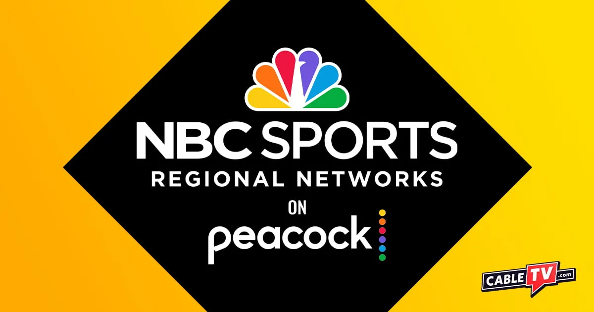 NBC Sports Regional Networks on Peacock logo.