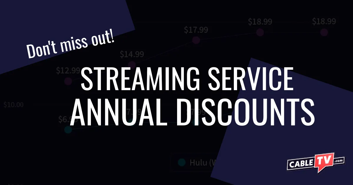Streaming Service Annual Discounts