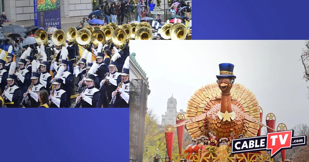 Collage of images from Thanksgiving Day Parades