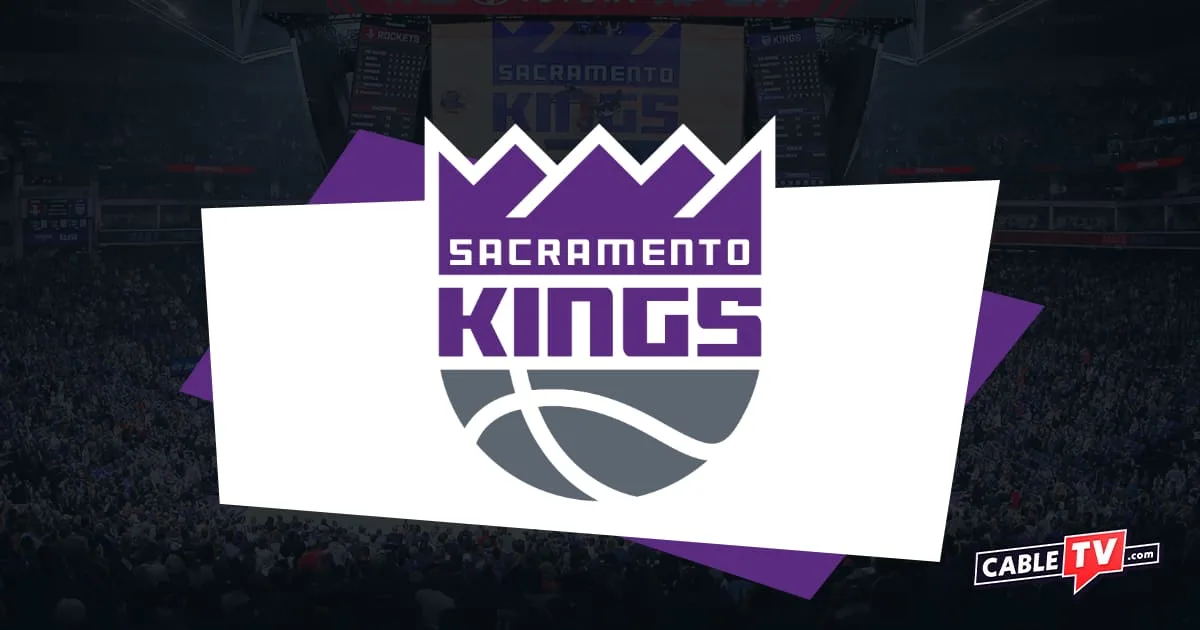 Sacramento Kings logo featuring a shield shape with the purple mountains at the top blending into a gray basketball at the bottom