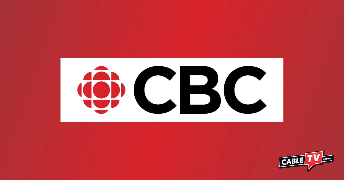 CBC logo with a white background atop a red background