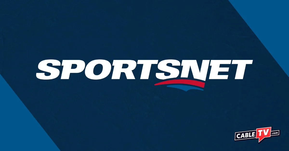 Sportsnet logo on blue background