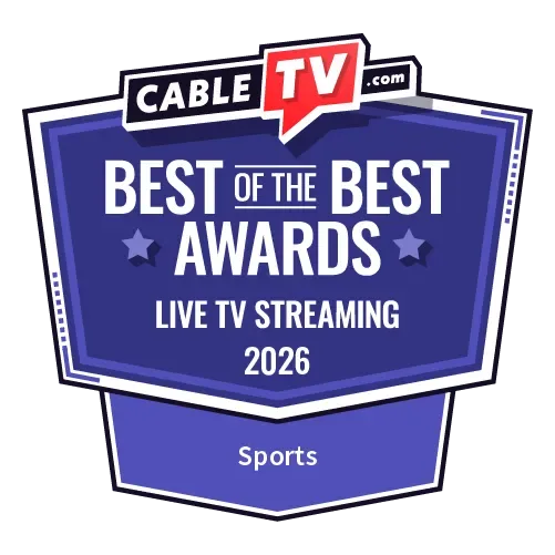 CTV-BOTB-2026_Live TV Streaming-Sports 2026 Best of the Best for Live TV Streaming - Best for Sports badge