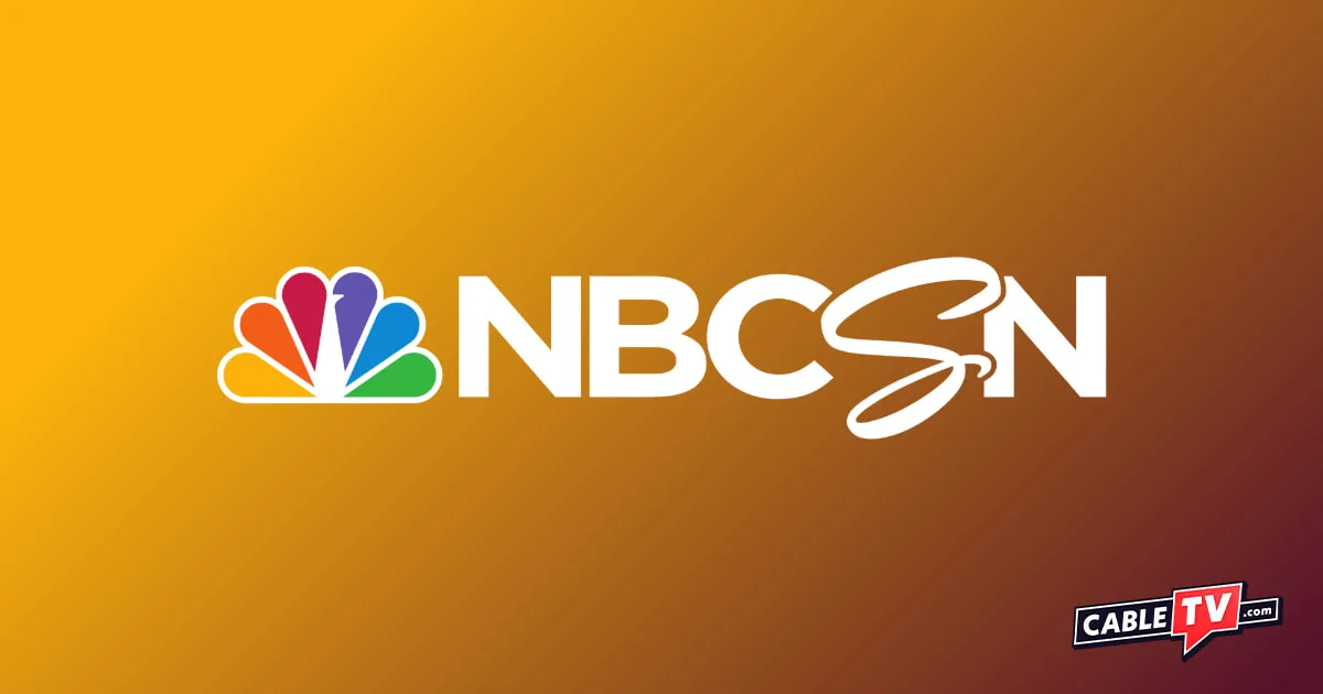 NBS Sports Network logo on gold gradient background