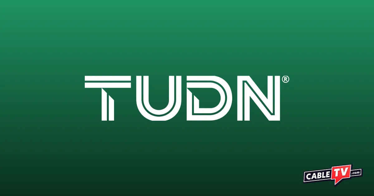 TUDN logo with white lettering on green background