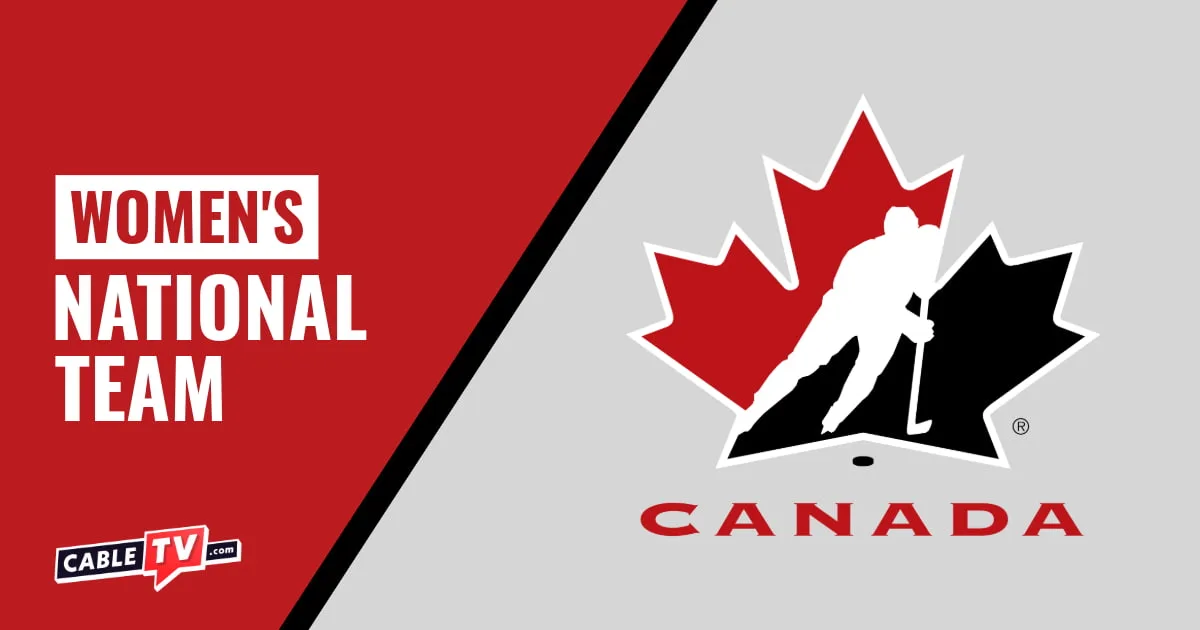 Canadian Hockey logo on a gray background with red accents
