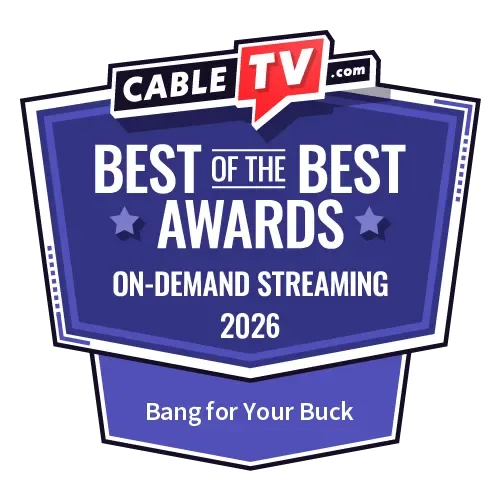 2026 Online Streaming Best Bang for Your Buck badge