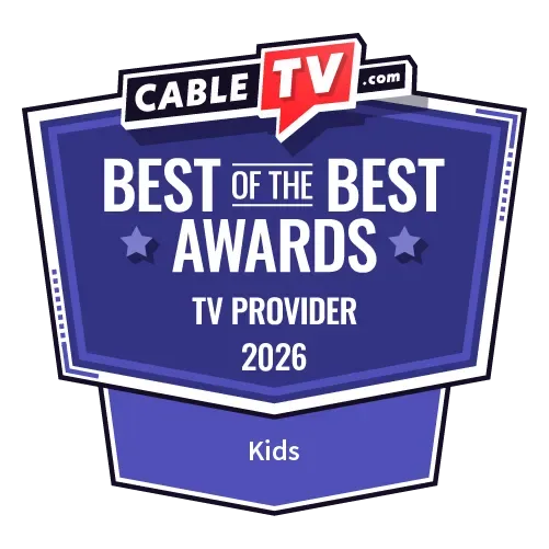 2026 Best of the Best TV Provider for Kids badge