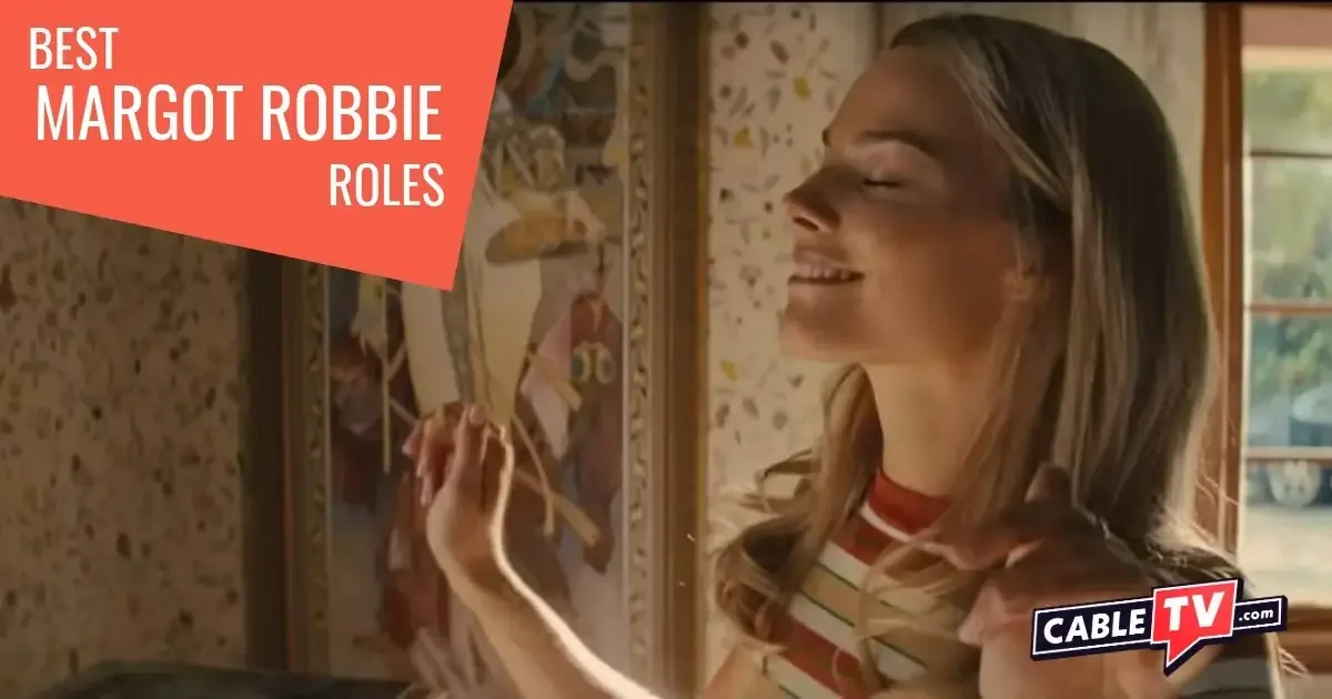 Margot Robbie dances in a scene from Quentin Tarantino's "Once Upon A Time in Hollywood," one of the best Margot Robbie movies.