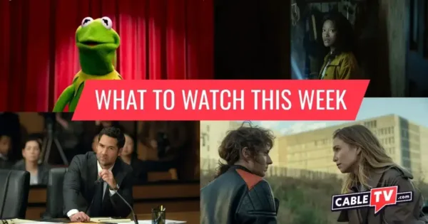 A collage of images from The Muppet Show 50th Anniversary Special, The ‘Burbs, The Lincoln Lawyer, and Unfamiliar, shows covered in CableTV.com’s What to Watch This Week column for Feb. 2–8.