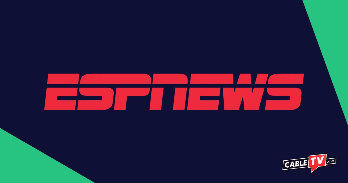 ESPNews logo on dark blue background