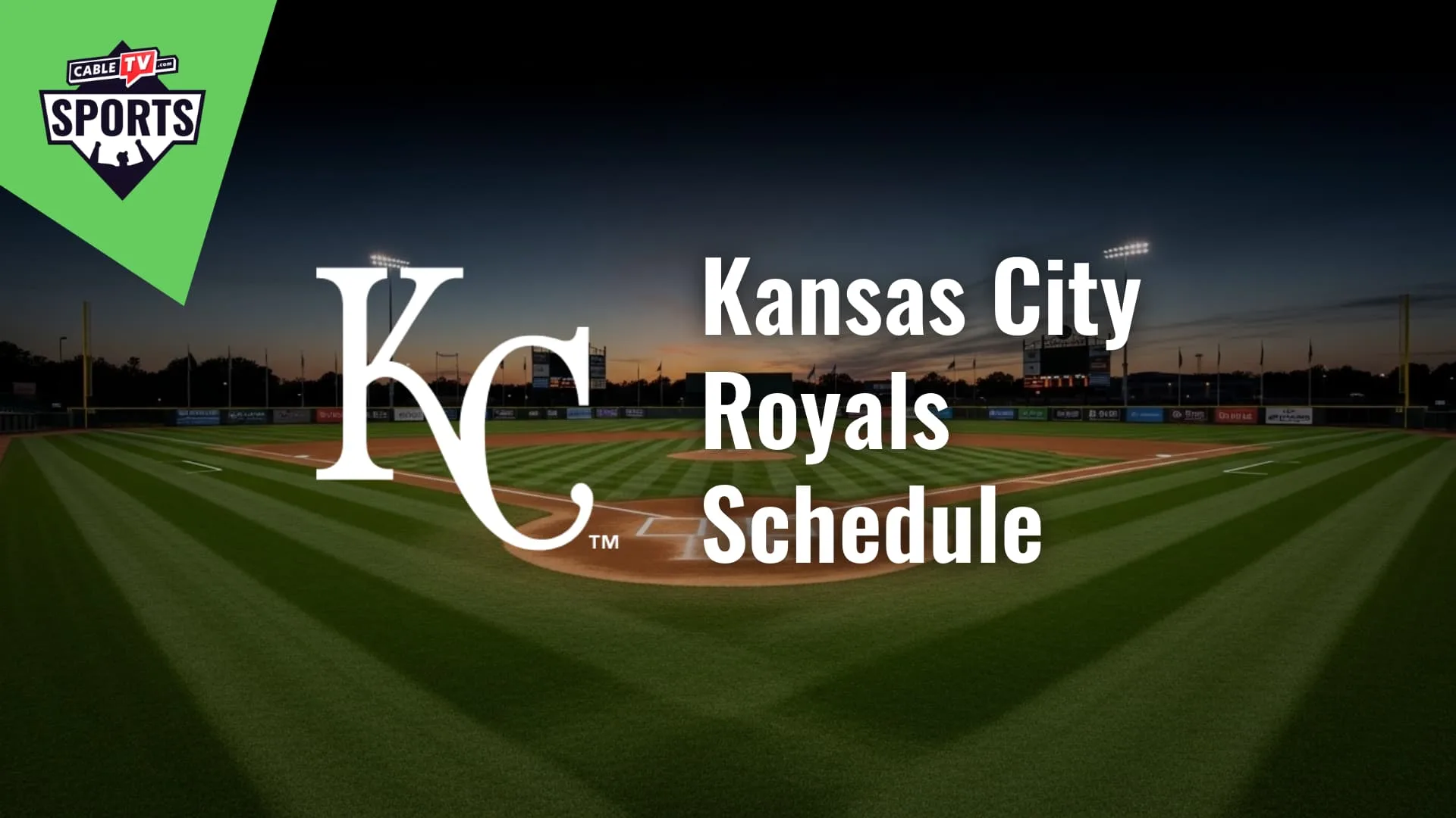 Kansas City Royals TV Schedule