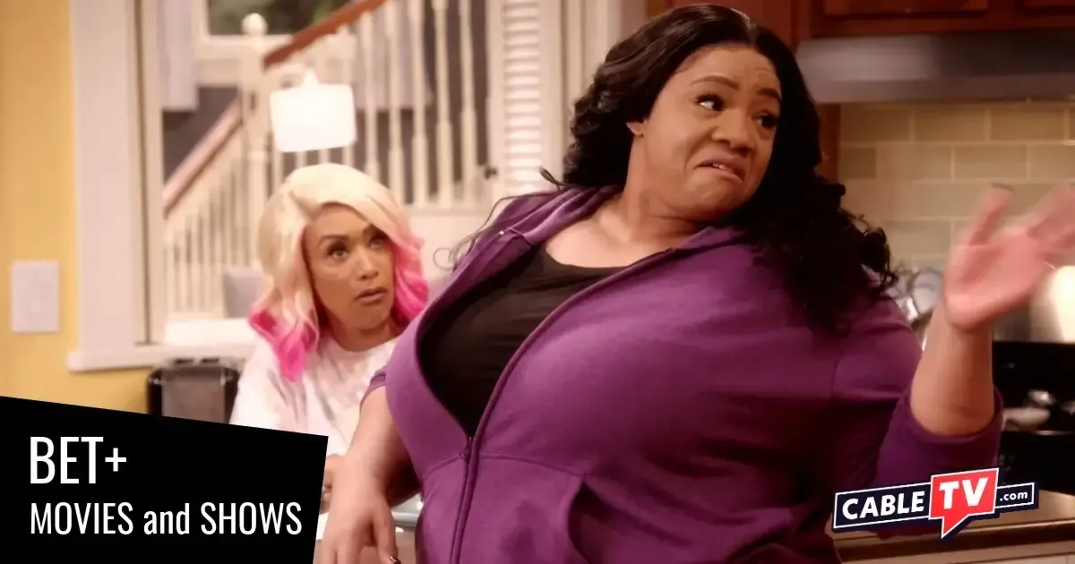 Screenshot from a BET Plus show