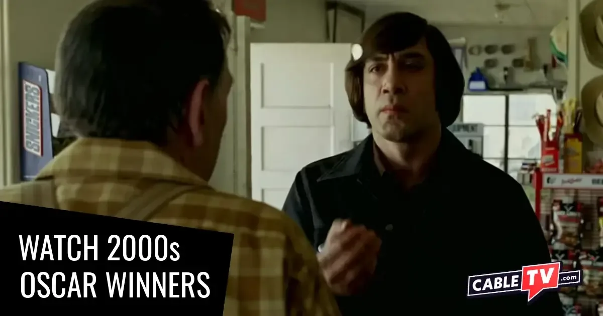 In a convenience store, a man flips a coin while staring intently into the clerk's eyes.