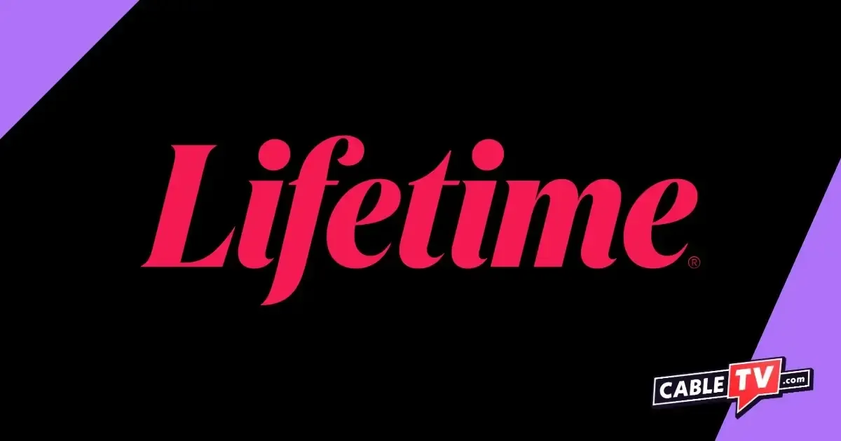 Lifetime logo on black background