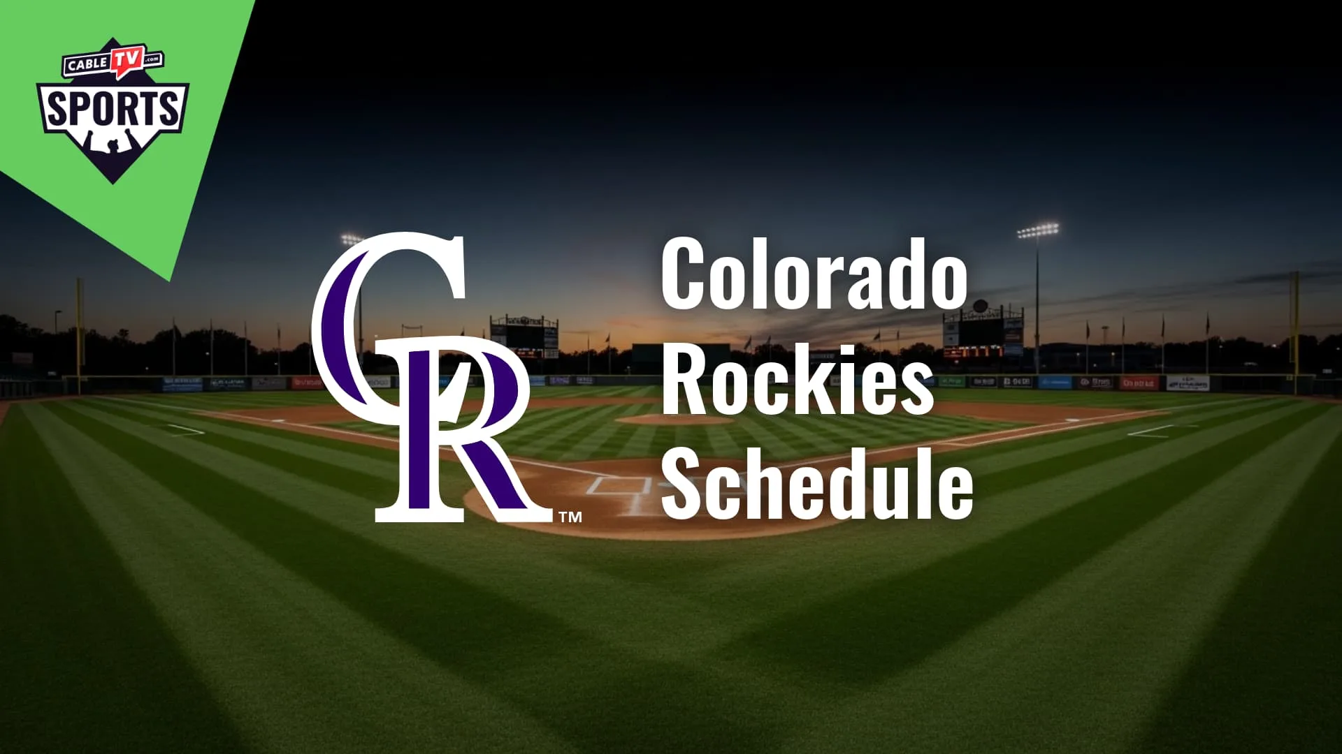 Colorado Rockies Schedule