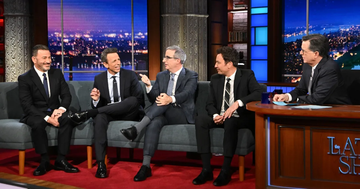 Strike Team 5 reassembles for Colbert's last show.