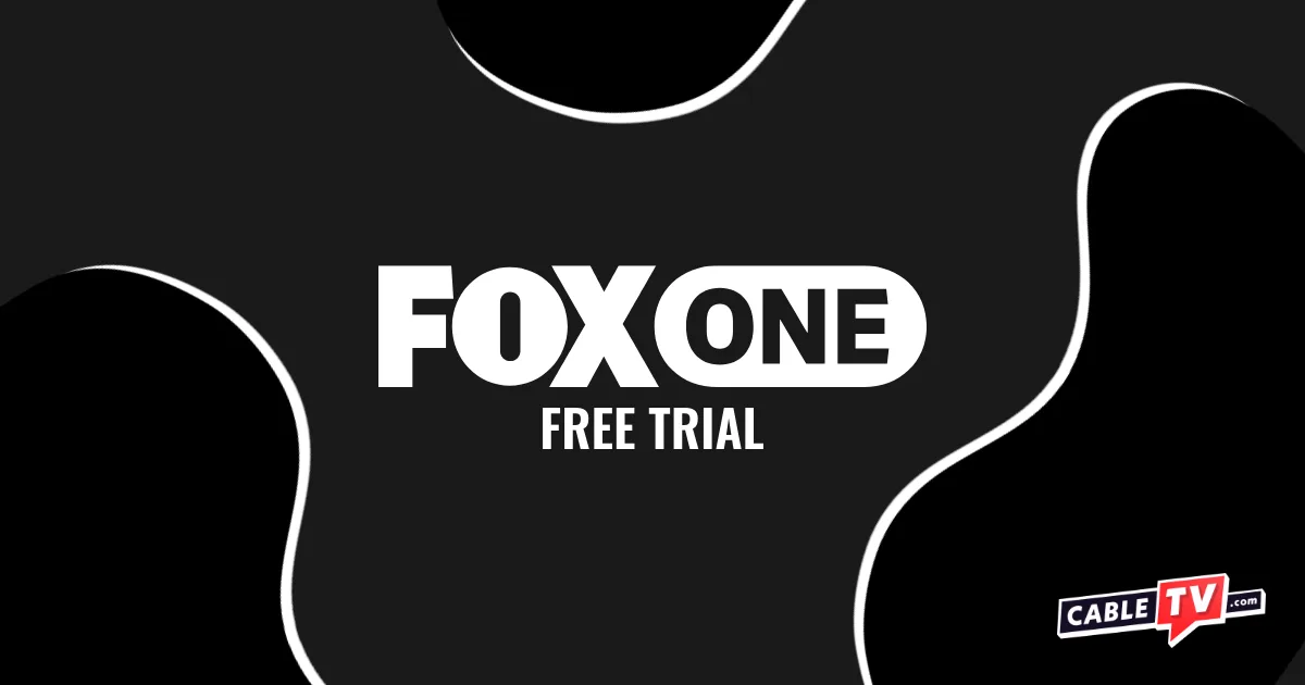FOX One Free Trial The FOX One logo next to 'Free Trial' text on a black and dark gray background.