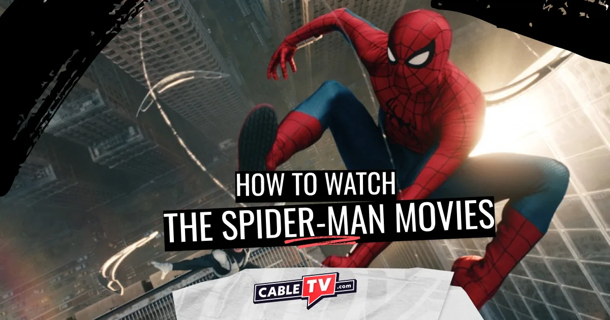 "How to Watch the Spider-Man Movies" over a picture of Spider-Man.