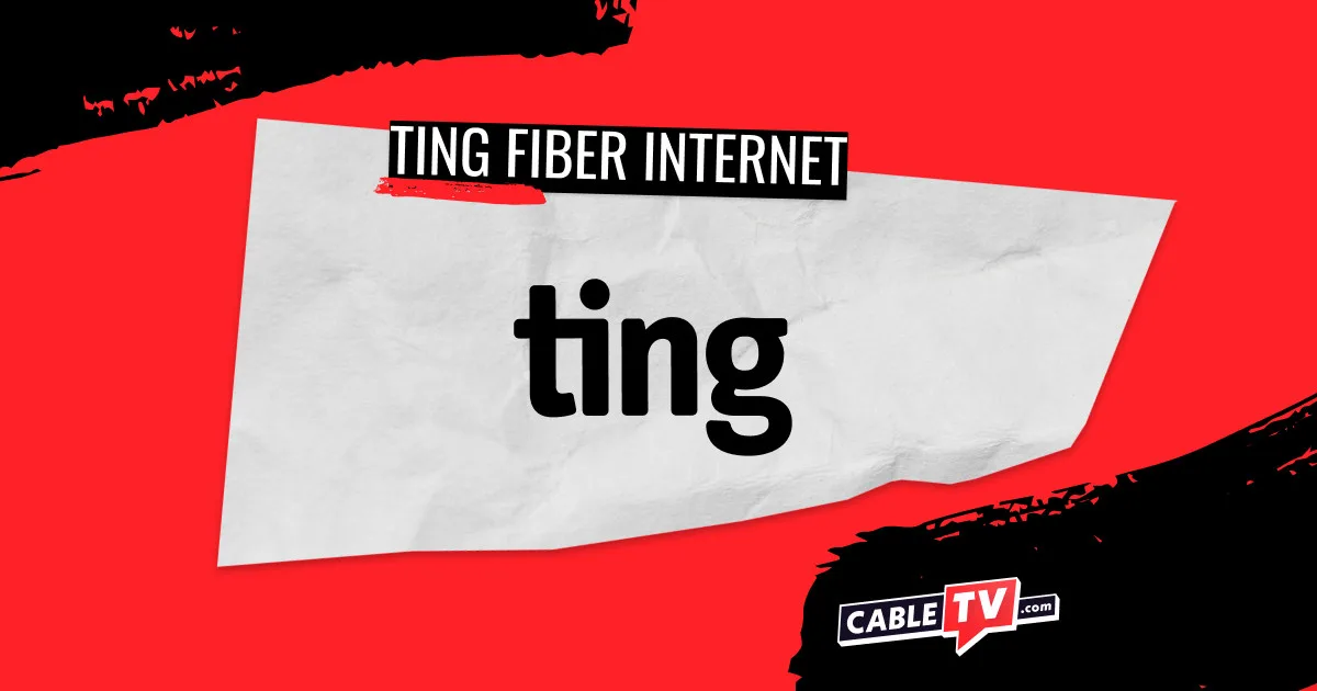 The Ting logo beside text that reads 'Ting Fiber Internet.'