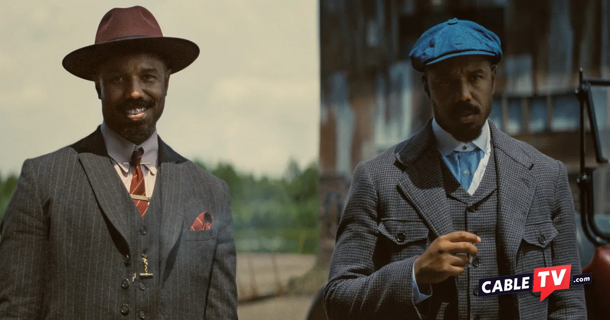 Michael B. Jordan in a scene from 'Sinners.'