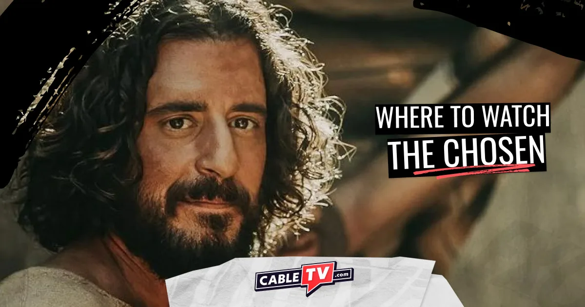 A close-up shot of Jesus smiling into the camera.