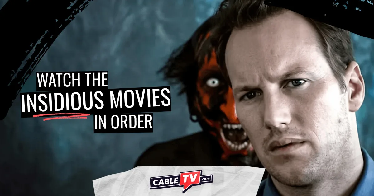 insidious movies in order A man stares into a mirror while a demon appears to lurk behind him.